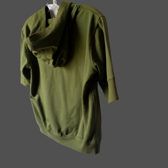 M.S Women hoody army green size small - Picture 4 of 5